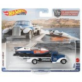 Hot Wheels Premium HCR31 Team Transport HW Classic Hydroplane / Speed Waze (#49) - 1