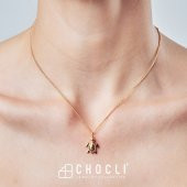 Chocli 18 Ayar Altın Kaplama Kaplumbağa Kolye - 8