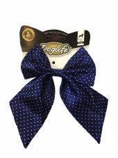 Doglife Köpekler İçin Papyon Lacivert Noktalı 12 cm - 1