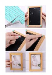 Hamur Yapıştırıcı Mavi Renk 50 Gr 1 Paket Sökülebilir Renkli Sakız Yapıştırıcı Fix 80 Parça Tackit - 3