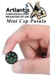 Mini Pusula 1 Adet Küçük Pusula Okul Deney Gezi Cep Pusulası Manyetik Pusula 7x30 mm Plastik Öğrenci - 5