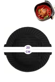 Onikiden Yanmaz Yapışmaz Airfryer Silikon Pişirme Kabı SL099 - Tüm Fritözlerle Uyumlu 20x5cm thumbnail 10