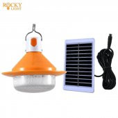 Güneş Enerjili Led Solar Şarjlı UFO Ampul Kamp Lambası Feneri 3 Modlu Dekoratif Bahçe - 7
