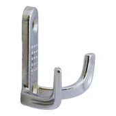 Noktalı Portmanto Vestiyer Duvar Dolap Elbise Askısı Krom Metal Mobilya Kapı Askılığı Aparatı thumbnail 2