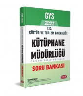 2023 GYS Kültür ve Turizm Bakanlığı Kütüphane Müdürlüğü Soru Bankası Data Yayınları - 1