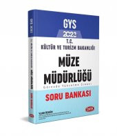 2023 GYS Kültür ve Turizm Bakanlığı Müze Müdürlüğü Soru Bankası Data Yayınları - 1
