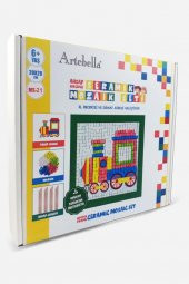 21 I Çocuk Ahşap Çerçeveli Seramik Mozaik Set 20x20 cm - 1