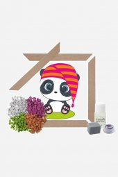 20 I Çocuk Ahşap Çerçeveli Seramik Mozaik Set 20x20 cm - 4