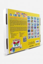 23 I Çocuk Ahşap Çerçeveli Seramik Mozaik Set 20x20 cm - 3