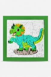 26 I Çocuk Ahşap Çerçeveli Seramik Mozaik Set 20x20 cm - 5
