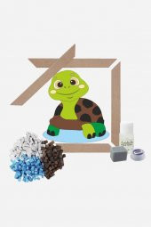 28 I Çocuk Ahşap Çerçeveli Seramik Mozaik Set 20x20 cm - 4