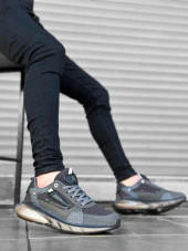 BA0313 Balon Taban Rahat Casual Füme Erkek Ayakkabısı thumbnail 3