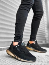 BA0313 Balon Taban Rahat Casual Siyah Füme Erkek Ayakkabısı thumbnail 1