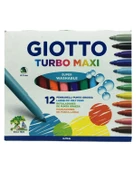 Giotto Turbo Maxi Keçeli Kalem 12 Renk - 1