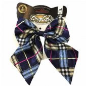 Doglife Köpekler İçin Papyon Lacivert Kareli Kuyruklu 12 cm - 1