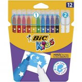 Bic Kids Magic Silinebilir Keçeli Boya Kalemi 12li - 1