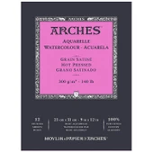 Arches Suluboya Defteri Hot Press Natural White 300 gr 23x31 cm 12 Sayfa - 1
