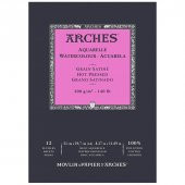 Arches Suluboya Defteri Hot Press Natural White 300 gr A4 12 Sayfa - 1