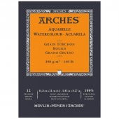 Arches Suluboya Defteri Rough Natural White 300 gr A5 12 Sayfa - 1