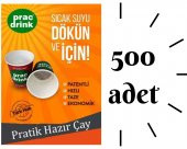 500 lü Karton Bardakta Hazır Pratik Çay - 1