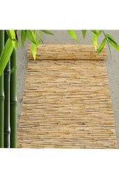 Polybotum Doğal Kamış Hasır Çit 3m X 5m Doğal Bambu -bahçe Çiti - Gölgelik Hasır -tavan Dekorasyon - 1