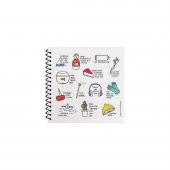 Keskin Color Hisli Şeyler Bağlanamıyorum 16x15 Çizgili Defter - 2
