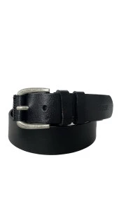 Fossil Hakiki Siyah Deri Spor 4 cm Erkek Kemeri-105 thumbnail 3