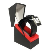 Fossil Hakiki Siyah Deri Spor 4 cm Erkek Kemeri-110 thumbnail 5