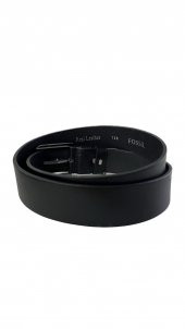 Fossil Siyah Rengi Hakiki Düz Deri Spor 4 cm Erkek Kemeri-125 - 3