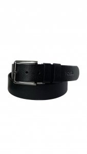 Fossil Siyah Rengi Hakiki Düz Deri Spor 4 cm Erkek Kemeri-130 - 2
