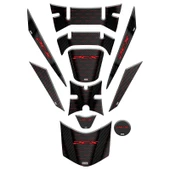 Honda PCX 125 2018 Tank Pad Sticker Seti 11 Kırmızı - 1