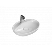 Turkuaz Lal C 60x45 cm Tezgah Üstü Lavabo - 4