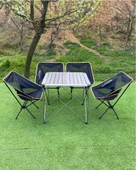 BÜYÜK MASA + 4 PRATİK SANDALYE SET - 2