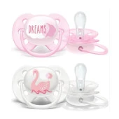 Philips Avent SCF222/02 Ultra Soft 2li Emzik 0-6 Ay - Kız thumbnail 1