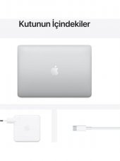 Apple MacBook Pro M1 Çip 8GB 512GB SSD macOS 13" QHD Taşınabilir Bilgisayar Gümüş MYDC2TU/A thumbnail 1