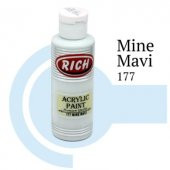 Rich Master Akrilik Boya 120 cc. 177 Mine Mavi - 1