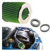 CARUB Hava Filtresi Tuning 2 Aparatlı Krom Yeşil - 2
