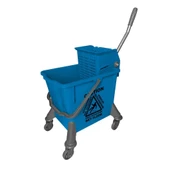 Omnisoft UCTM STS728 Spider Plastik Tekerlekli Temizlik Seti 32 lt Mavi - 1