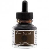 Sennelier Sennelier Akrilik Mürekkep Sepia 30 Ml - 1
