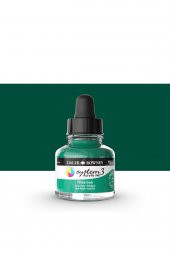 Daler Rowney System 3 Sıvı Akrilik Mürekkep Boya 29.5ml 361 Phthalo Green - 1