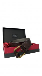 Fossil Kahverengi Hakiki Tosado Deri Spor 4 cm Erkek Kemeri-115 - 1