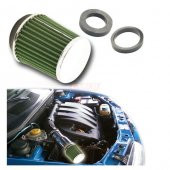 CARUB Hava Filtresi Tuning 2 Aparatlı Krom Yeşil - 2