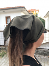 ASKER YEŞİLİ 55*55 CM 100 PAMUKLU BANDANA-BANDANA24 - 2