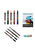 Uni Posca Marker Kalem Pc-5m (1.8-2.5mm) 5'li Set - Rotring Full Set - 1