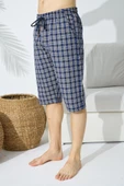 KLY 186 Erkek Poplin Kumaş Kapri - 3