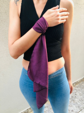 MOR 55*55 CM 100 PAMUKLU BANDANA-BANDANA 25 - 2