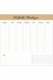 Haftalık Planlayıcı, Kediliğinden Tutunan Sihirli İnovatif Pano (Kağıt, Fotoğraf Tutucu Özellikli) - 2