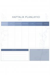 Haftalık Planlayıcı - Not, Kağıt, Fotoğraf Tutucu Özellikli Akıllı Kağıt, Sihirli İnovatif Pano - 2