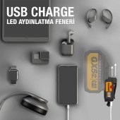 CAT DA18099 18Volt 2A Çift Çıkışlı USB Port + LED Fener (Akü Dahil Değildir) - 9