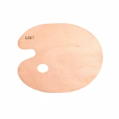 Oval Ahşap Palet 40x50 cm. - 1